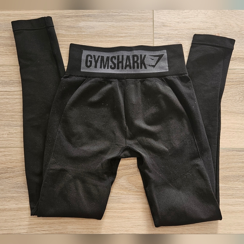 Gymshark Black Dry Moisture Wicking Leggings Women's Size XS